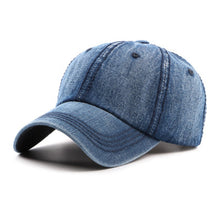Load image into Gallery viewer, FLYBER Casual Blank Denim Blue Jeans Baseball Cap